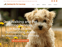 Tablet Screenshot of barkinglife.com